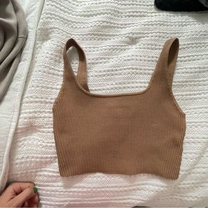 Perfect condition cropped babaton sculpt knit tank